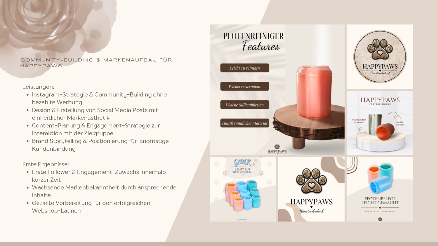 HappyPaws Social-Media- und Markendetails